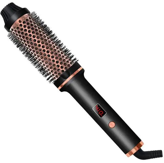 Mandotos Thermal Curl Styler Brush with bristles for creating curls and waves on hair, ideal for styling and shaping.