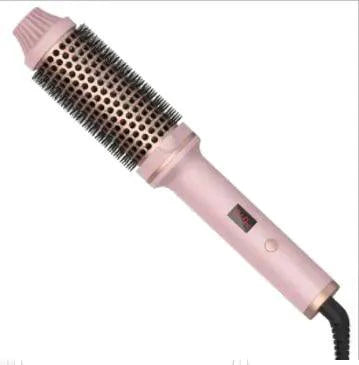 Mandotos Thermal Curl Styler Brush with heat settings and bristles for creating curls and volume on all hair types.
