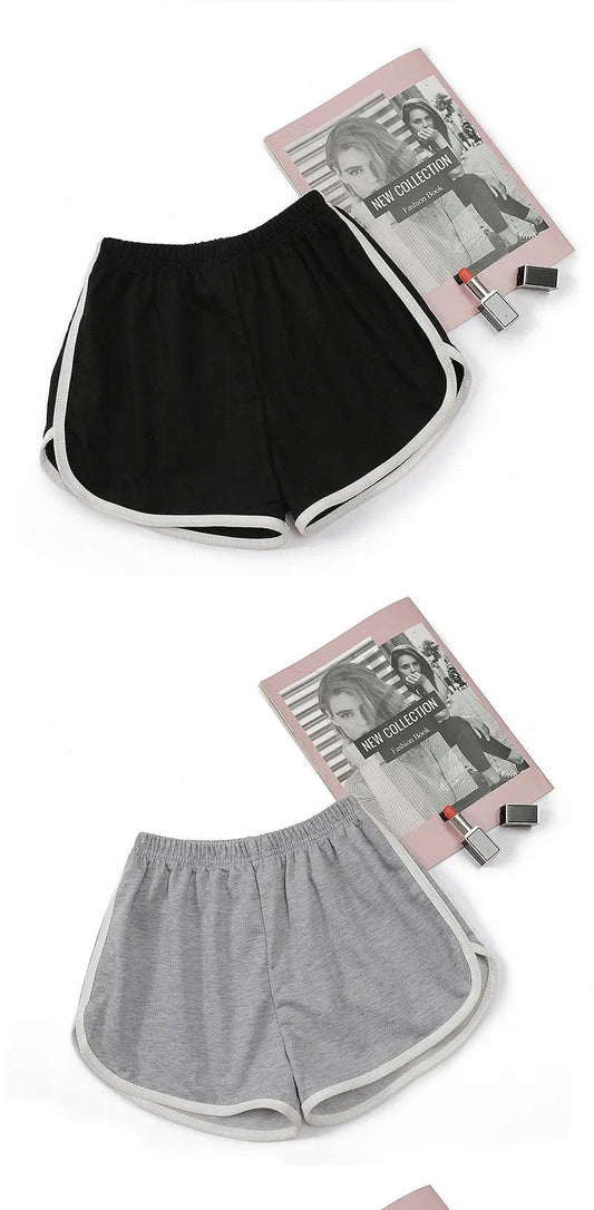 Mandotos women's thin summer elastic shorts with quick-drying fabric, loose fit, and anti-external wear design.