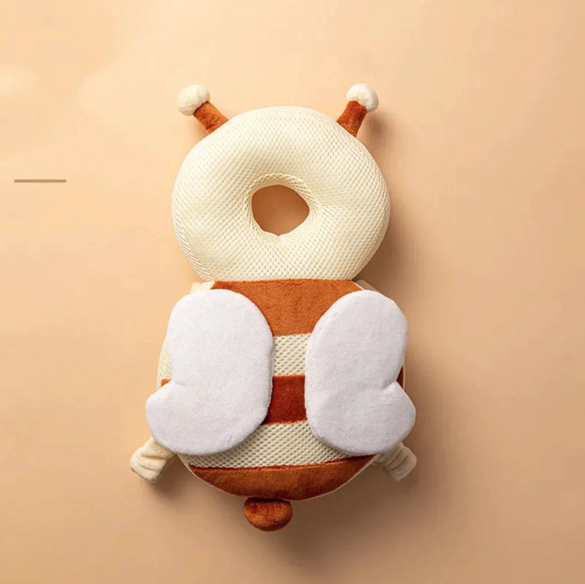 Mandotos toddler head protection pad with soft fabric and adjustable straps for safe, comfortable head support during play.