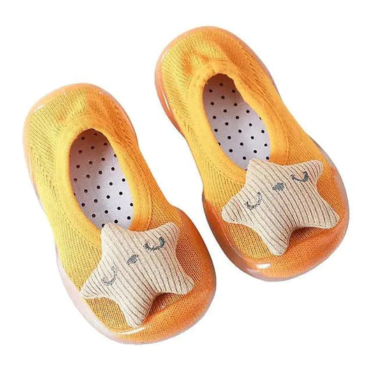 Mandotos toddler shoes in soft fabric with Velcro straps, designed for comfortable fit and easy wear for young children.
