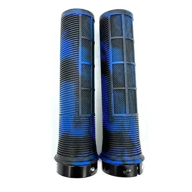 Mandotos TPR cyclist grips with textured surface for improved grip and comfort on bicycle handlebars.