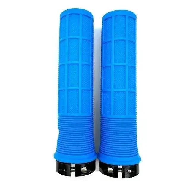Mandotos TPR cyclist grips with textured surface for improved grip and comfort on bike handlebars.