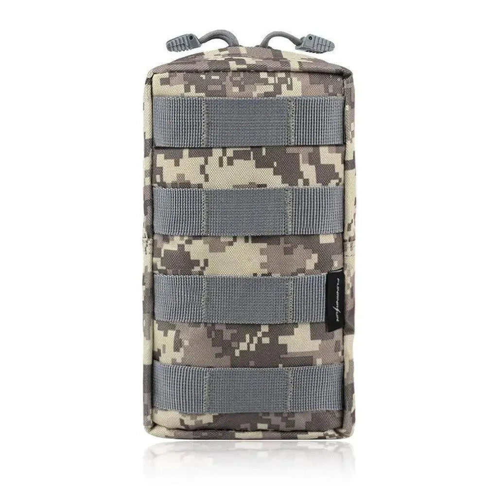Mandotos Trail Trek Waist Pouch with adjustable strap, multiple compartments, and durable material for outdoor activities.