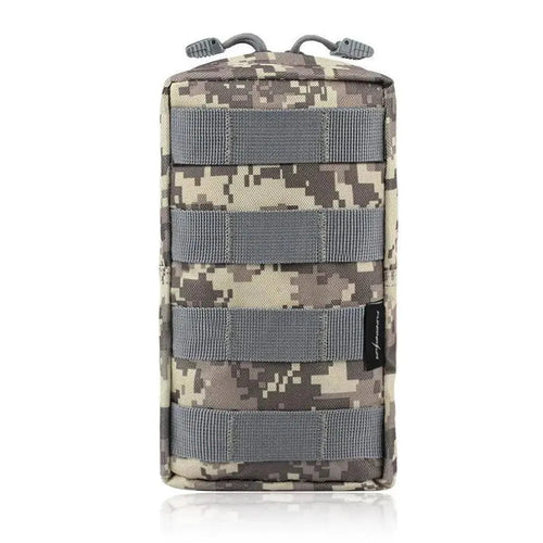 Mandotos Trail Trek waist pouch showing adjustable strap, multiple compartments, and durable fabric for outdoor adventures.