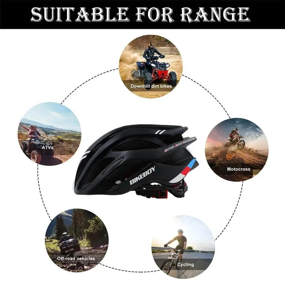 Mandotos TrailGuard adjustable bike helmet with ventilation and secure strap for cycling safety and comfort.