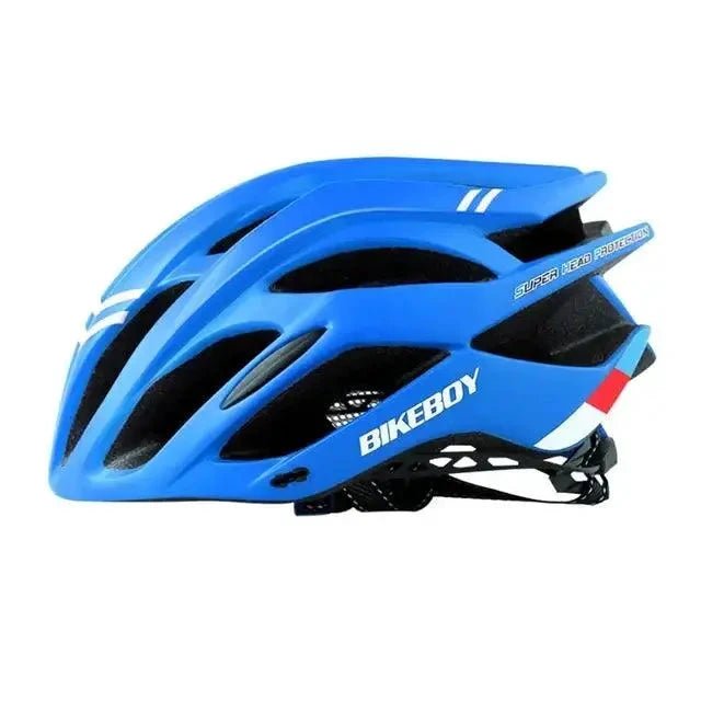 Mandotos TrailGuard adjustable bike helmet with ventilation and secure strap, shown from a side view.