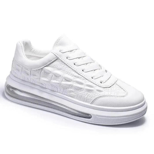 Mandotos trendy leather men's casual sneakers with stylish design and comfortable fit, ideal for everyday wear.
