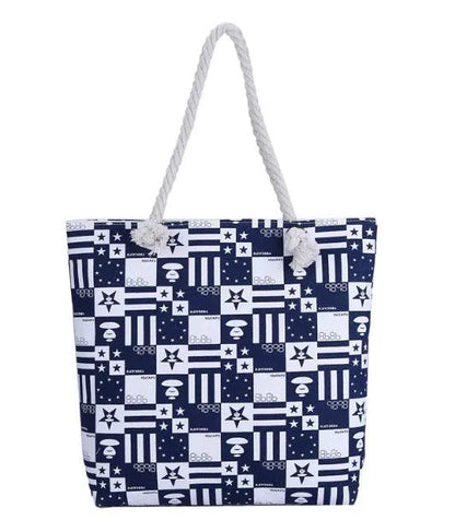 Twin-sided artistic canvas bag by MANDOTOS featuring colorful, creative designs on durable fabric for everyday use.