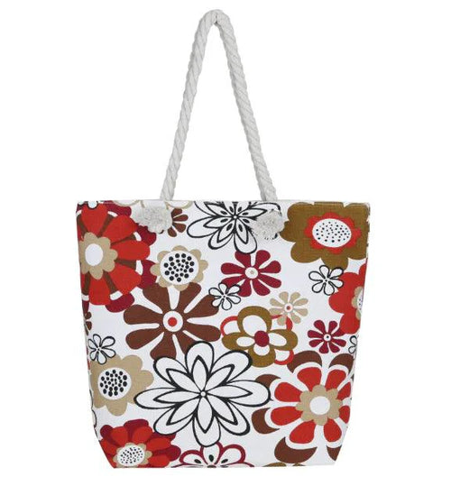 Twin-sided artistic canvas bag by MANDOTOS with colorful, creative designs on both sides, perfect for casual or artistic use.