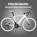 Mandotos Twitter 700x25C carbon road bicycle with wireless hydraulic disc brakes, 50mm carbon wheel, and EDS TX 24S shifter.