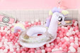 Mandotos Unicorn Bliss Inflator air pump for magical party decorations, featuring colorful unicorn design and compact size.