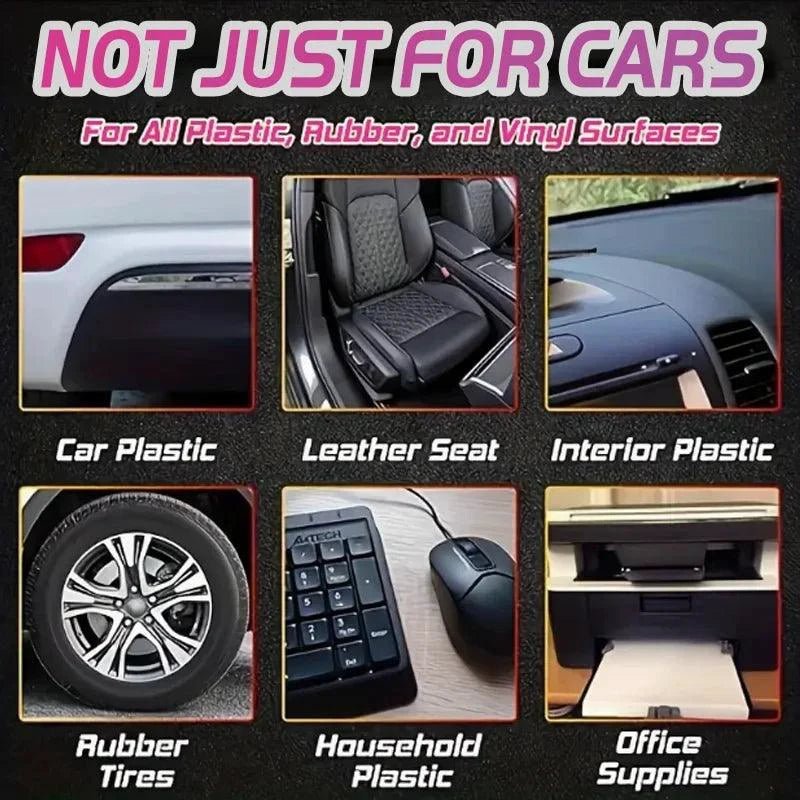 Mandotos universal leather and plastic repair polishing wax for automotive interior, showing a container of reconditioning cream.