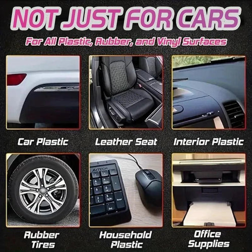 Mandotos universal leather and plastic repair polishing wax for automotive interior, showing a container of reconditioning cream.