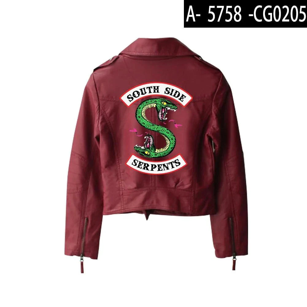 Mandotos Urban Chic Riverdale Jacket in stylish design with a tailored fit, featuring a zipper front and modern urban fashion details.