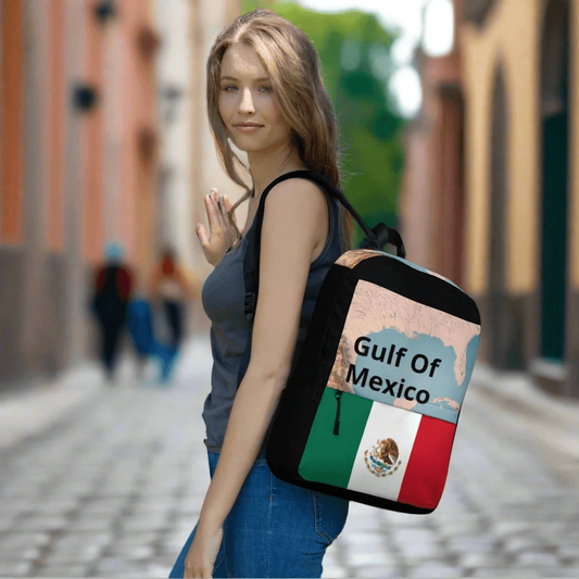 Mandotos UrbanPro Daily Backpack with multiple compartments, padded shoulder straps, and sleek design for everyday use.