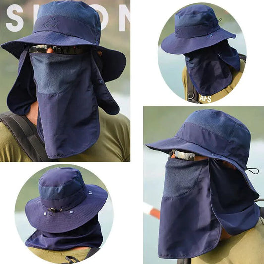 Mandotos UV Defense wide brim hat for outdoor adventures, featuring sun protection and a comfortable fit for outdoor activities.