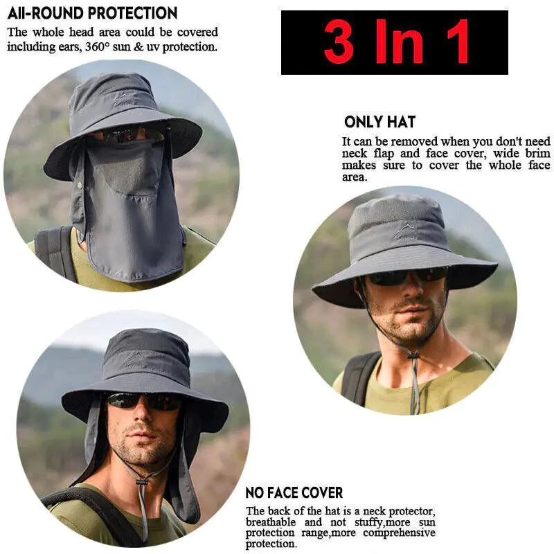 Mandotos UV Defense wide brim hat designed for outdoor adventures, featuring a wide brim for sun protection and comfortable fit.