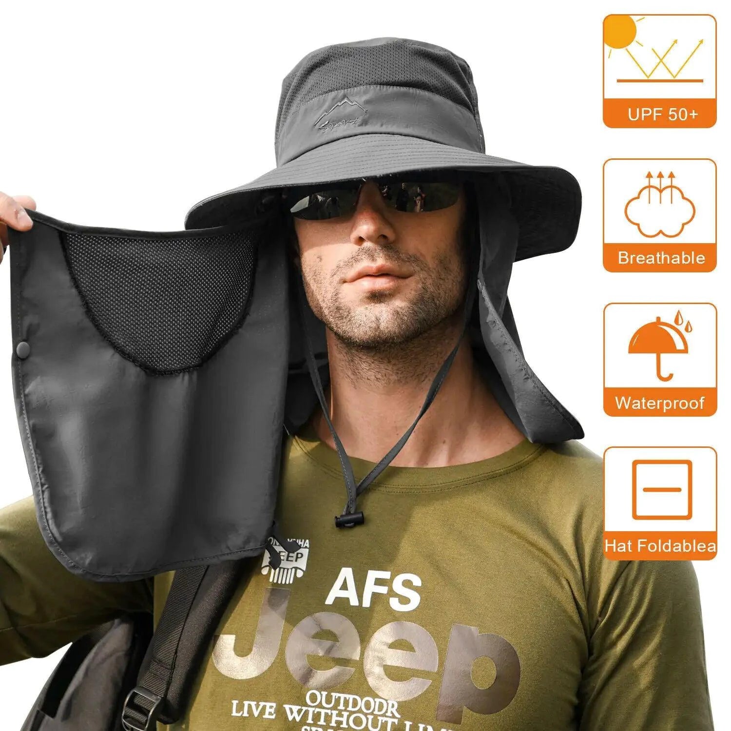 Mandotos UV Defense wide brim hat for outdoor adventures, featuring sun protection and breathable fabric.