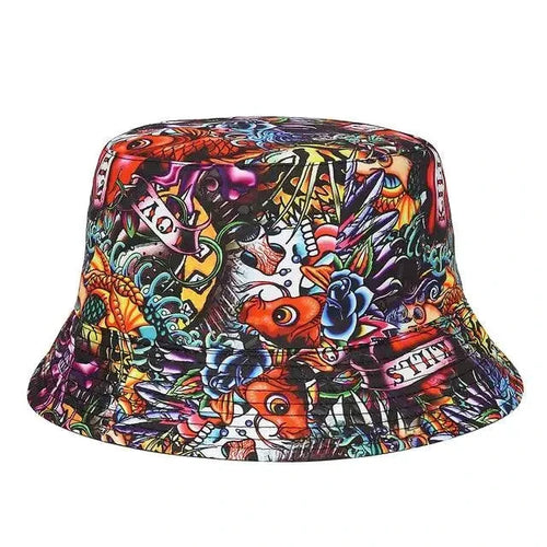 Mandotos UV Shield bucket hat with wide brim, light-colored sun protection hat for outdoor wear.