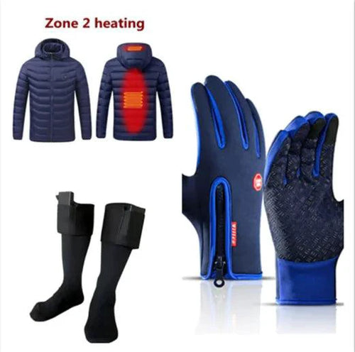 Mandotos WarmRide Touch Gloves in black, with touchscreen-friendly fingertips, suitable for winter outdoor activities.