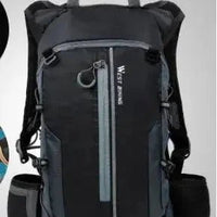 Mandotos Water-Resistant CycleGear Backpack with multiple compartments and adjustable straps, designed for cycling and outdoor use.