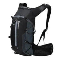 Mandotos water-resistant cycle gear backpack with multiple compartments, durable straps, and reflective accents for cyclists.