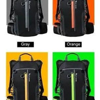 Mandotos water-resistant CycleGear backpack with multiple compartments and adjustable straps, designed for cycling and outdoor use.