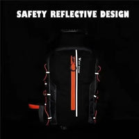 Mandotos water-resistant CycleGear backpack with multiple compartments and adjustable straps, suitable for cycling and outdoor use.