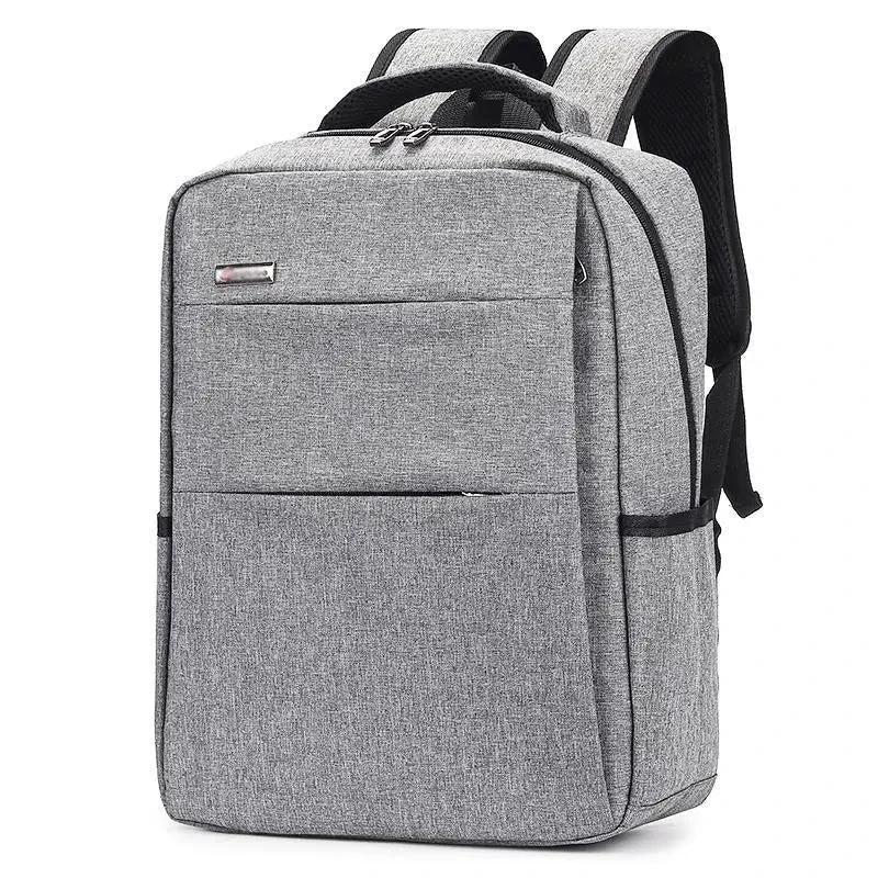 Mandotos waterproof and shockproof rechargeable backpack designed for laptops, featuring durable material and secure compartments.
