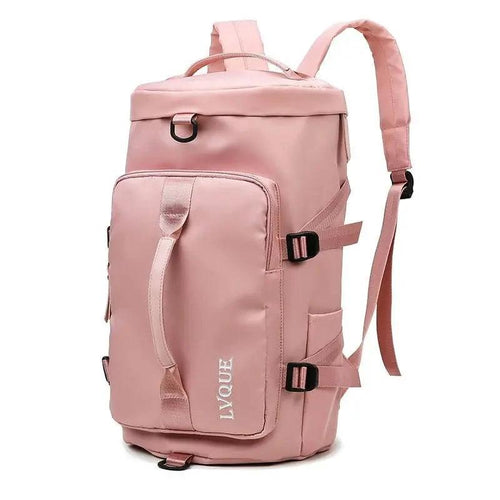 Mandotos waterproof gym and travel backpack with sporty and casual design, ideal for outdoor exercise and fitness activities.