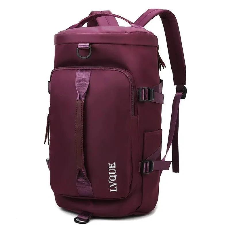 Mandotos waterproof gym and travel backpack with multiple compartments, ideal for sports, outdoor, and casual use.