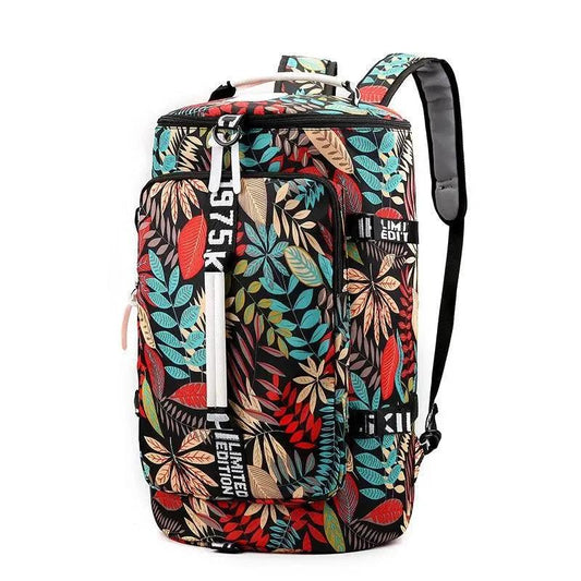 Mandotos waterproof gym and fitness backpack with outdoor sport and travel features, casual fashion design, durable and functional.