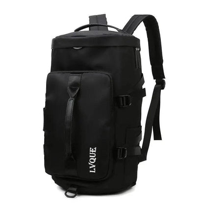 Mandotos waterproof gym and outdoor travel backpack with sporty casual design, suitable for exercise and outdoor activities.