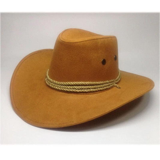 Mandotos Western cowboy hat with wide brim and classic design, made of straw for outdoor Western wear.