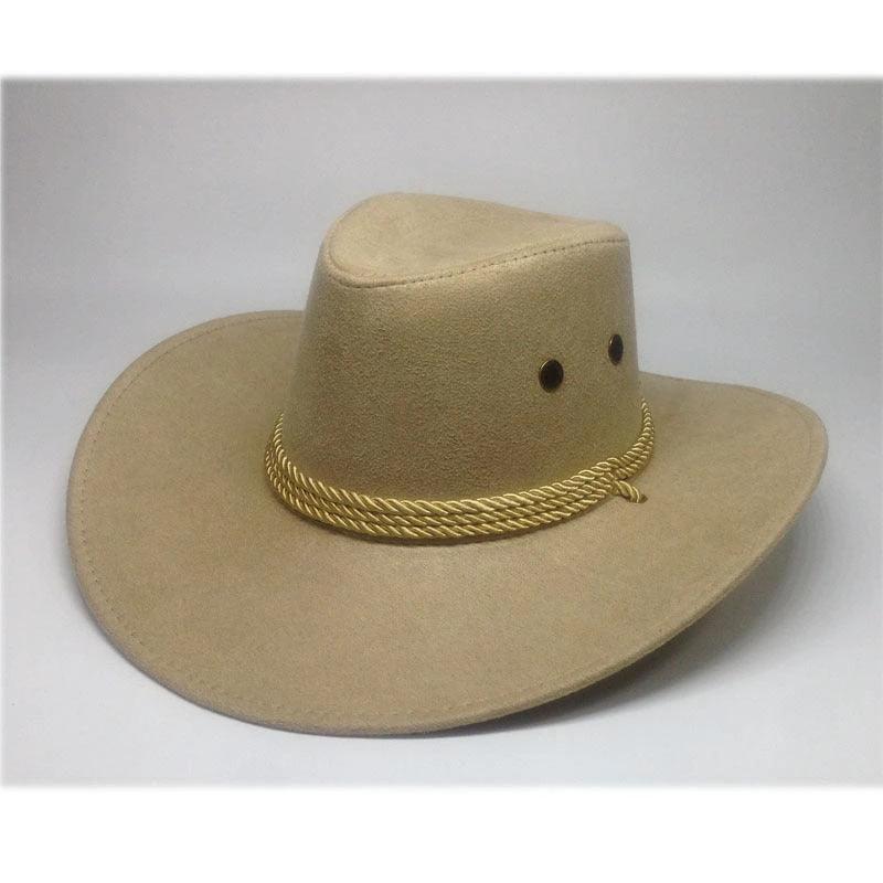 Mandotos Western cowboy hat with wide brim and classic design, made of durable material, for Western style and outdoor wear.