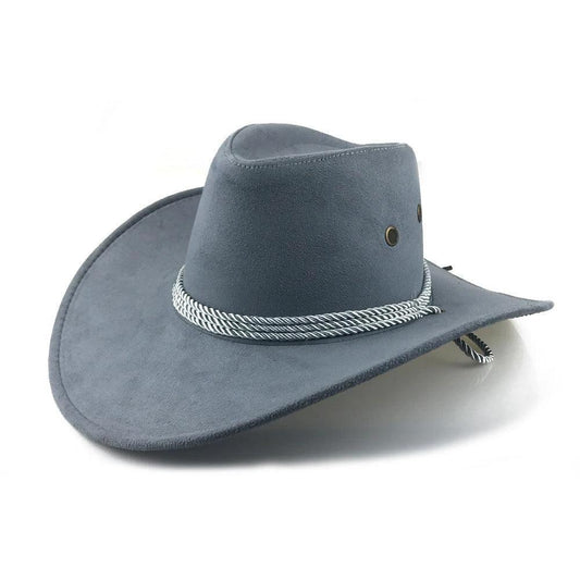 Mandotos Western cowboy hat with a wide brim and classic design, made of felt material, showcasing authentic Western style.