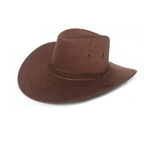 Mandotos Western cowboy hat with wide brim and classic design, featuring a leather band and traditional Western style.