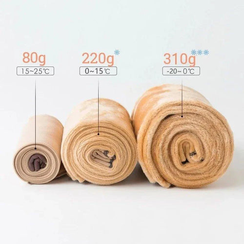 Mandotos winter velvet fleece thermal tights, high waist slim pantyhose, soft and warm for cold weather, close-up view.