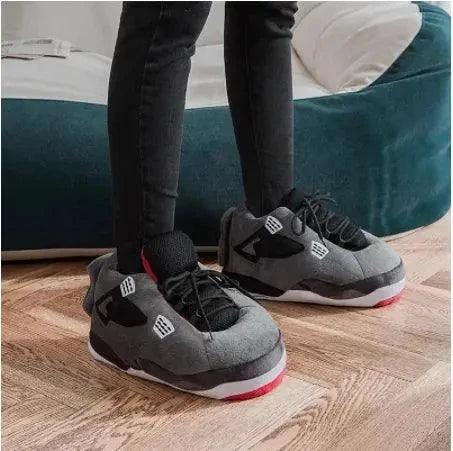 Mandotos winter warm slippers with plush interior, cozy indoor footwear for comfort and insulation during cold weather.