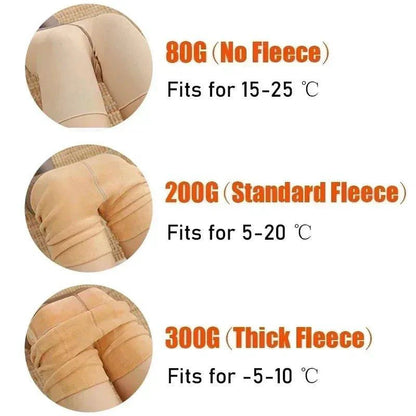 Mandotos winter warmth high waist thermal tights, slim fit and sexy design, ideal for cold weather comfort and style.
