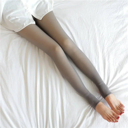 Mandotos winter warmth high waist thermal tights, slim fit and sexy design, perfect for cold weather comfort and style.