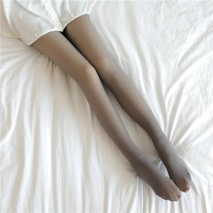 Mandotos winter warmth high waist thermal tights, sexy slim fit, black, designed for cold weather and stylish comfort.