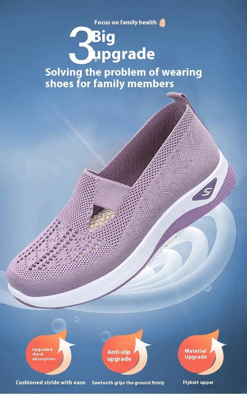 Women's airy mesh sneakers by MANDOTOS with breathable design and lightweight construction, perfect for casual wear and comfort.