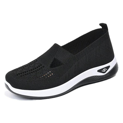 Women's Airy Mesh Sneakers by MANDOTOS featuring breathable mesh fabric and lightweight design for comfortable everyday wear.