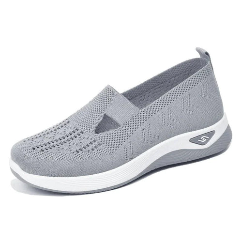 Women's airy mesh sneakers by MANDOTOS with breathable design and lightweight construction for comfortable everyday wear.