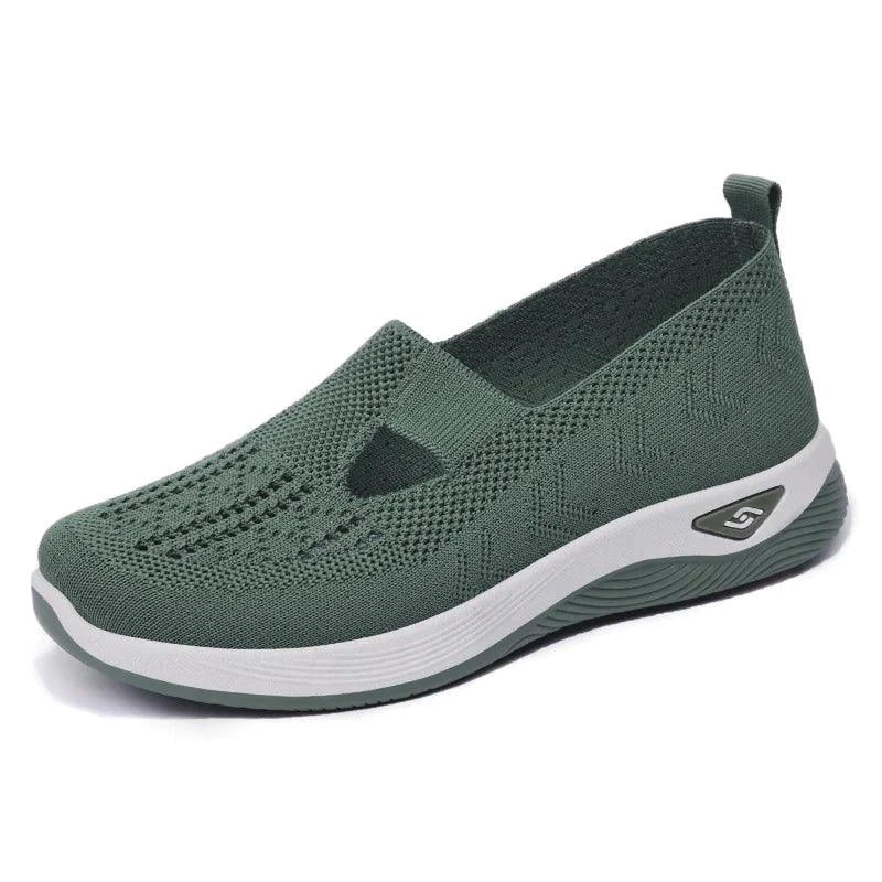 Women’s airy mesh sneakers by MANDOTOS with breathable design and lightweight construction, perfect for casual wear and active lifestyles.