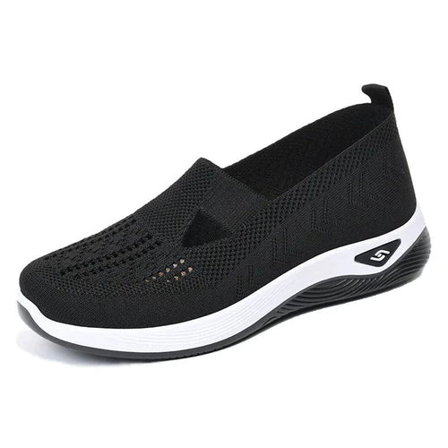 Women's airy mesh sneakers by MANDOTOS with breathable design and lightweight construction, perfect for casual wear.