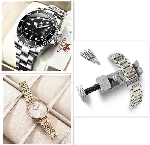 Mandotos women luxury fashion quartz bracelet watch with diamond accents, casual style, Geneva design, suitable for ladies' wrist wear