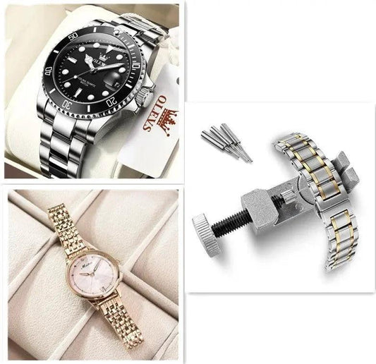 Mandotos women luxury fashion quartz bracelet watch with diamond accents, casual style, Geneva design, suitable for ladies' wrist wear